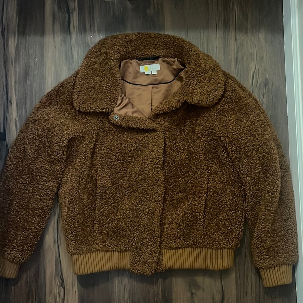 Flash Sale: Boden Teddy Bear Bomber, size 8